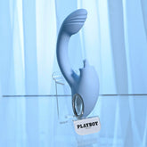 Playboy Pleasure Sapphire Sky 21.6cm USB Rechargeable Vibrator VIBRATORS-RABBIT-MULTI